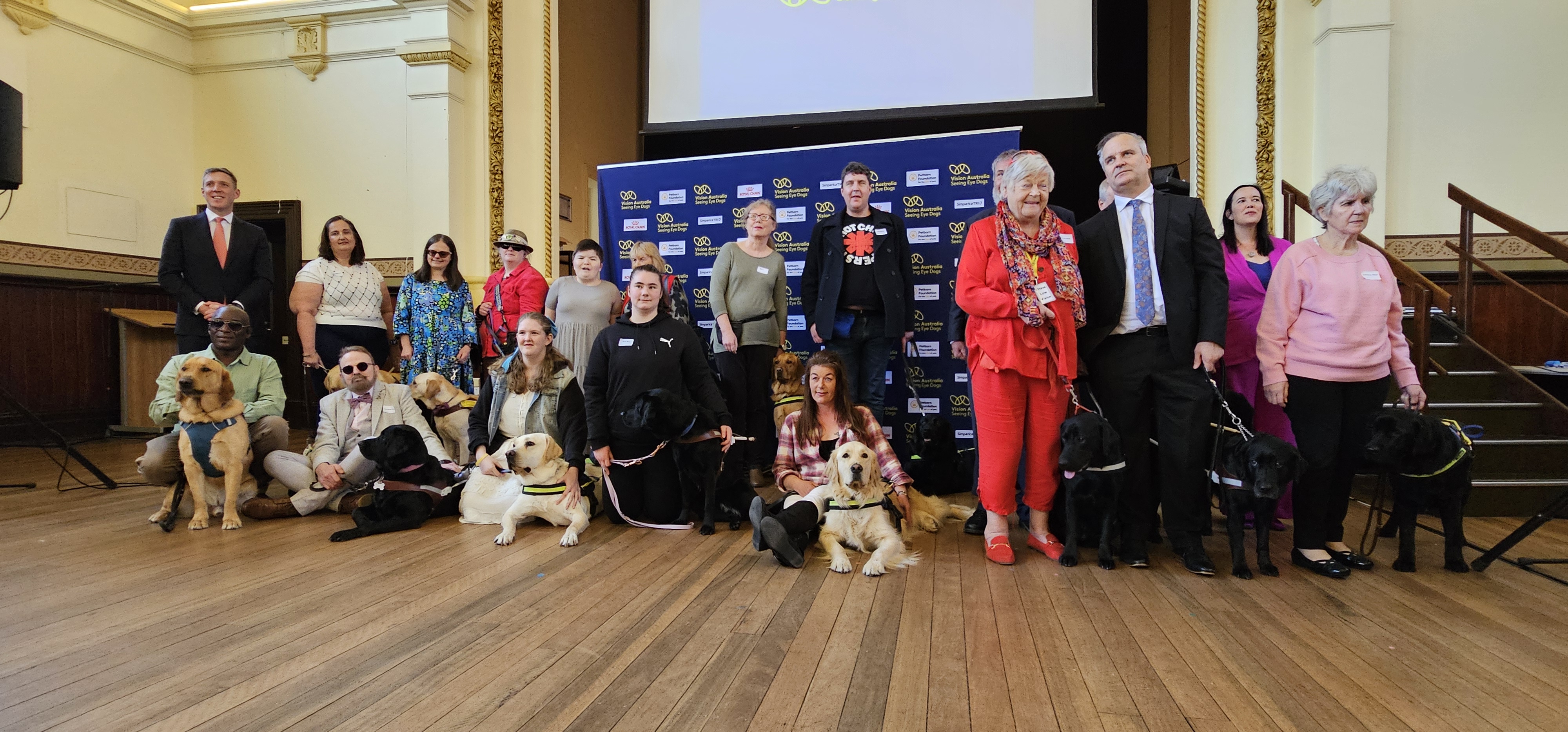 "The graduates who attended in-person, joined by Chris Edwards, The Honourable Bill Shorten and Iwan Walters MP "