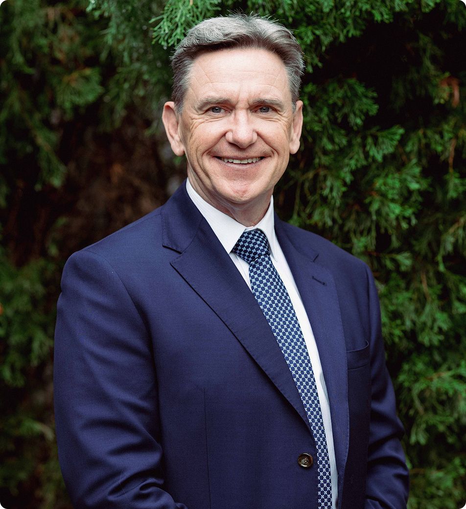 A headshot of David Williamson, CEO of Vision Australia